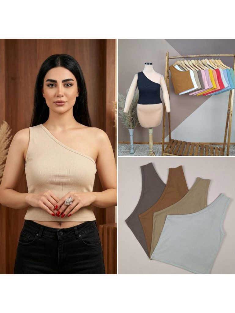 کراپ یقه رومی